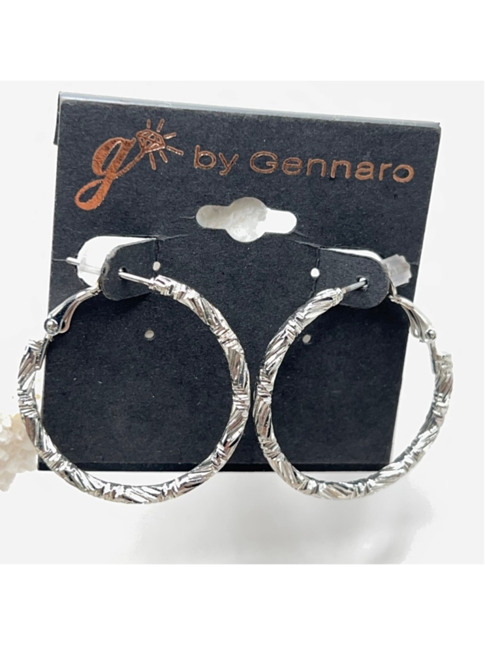 Gennaro silver hoop earrings